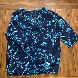 Like New Women’s Gap Blouse 3/4 Sleeves Size M